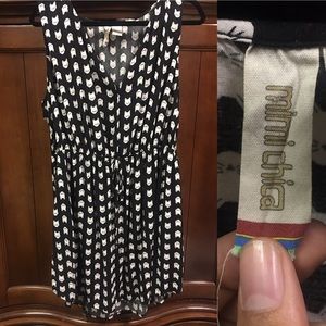 Mimi Chica tie dress with cats